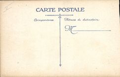 Postal Militaria Combate en el cortadas inundadas