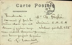 Postal Folclore Muchacha de Fouesnant