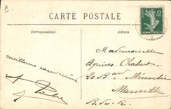 Postal Folclore Casar de Rosporden Matrimonio