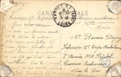 Postal Folclore Trajes de Puente Sima Estudio de los bordados