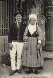CPA Folklore Mariee de Plougastel Daoulas Mairage 
