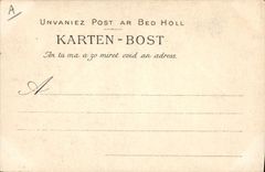 Postal Folclore Muchachas de la Landas Traje del Cabo la Punta de la Corriente