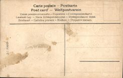 Vintage Postcard Fantasy Easter Chick