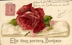 CPA Fantaisie Fleurs 