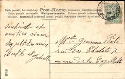 CPA Fantaisie Fleurs Automobile 