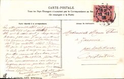 CPA Fantaisie Fleurs Oiseaux 