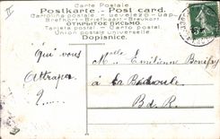 CPA Fantaisie Fleurs Poisson Colombe 1er Avril 