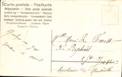 CPA Fantaisie Fleurs Poisson 1er Avril 