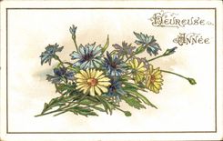 CPA Fantaisie Fleurs 