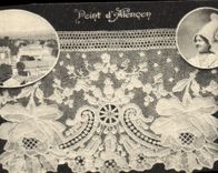 CPA Folklore Dentelle Dentelliere Point d'Alencon 