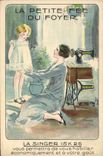 Vintage Postcard Sewing machine To ape 15K26 SIGNAL