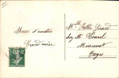 CPA Fantaisie Langage des Fleurs 