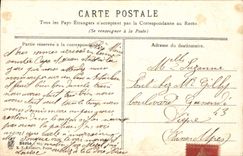 CPA Fantaisie Langage des Fleurs 