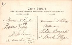 Vintage Postcard Fantasy Woman the balance of love