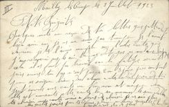 CPA Fantaisie Langage des Fleurs 