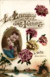 CPA Fantaisie Langage des Fleurs 