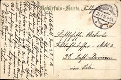 Vintage Postcard Karte Fantasy