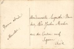 CPA Fantaisie Langage des Fleurs 