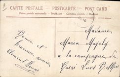 CPA Fantaisie Langage des cheveux Femme 