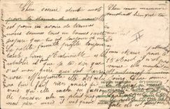 CPA Fantaisie Eventail Fleurs