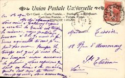 Vintage Postcard Fantasy Range Woman Rougeron Carmencita Museum of Dijon