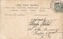 Postal Fantasia Abanico Mujer - niño