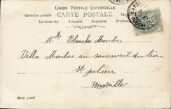 Postal Fantasia Abanico Mujer los dentellieres