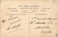 Postal Fantasia Abanico Manuy