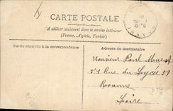 Postal Fantasia Abanico Jeanne Garnier
