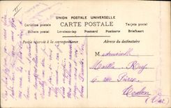 Postal Fantasia Abanico Demougeot Canal Dorgere Lafargue