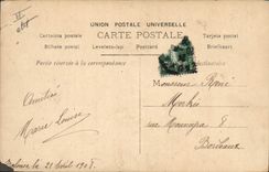 Postal Fantasia Abanico de Normando Aloa Garrick Leo Renn