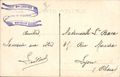 Postal Fantasia Mujer Cartas Carta F