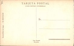 Vintage Postcard Bullfight Bullfight Banderillas of fuego Bertuchi