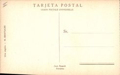 Vintage Postcard Bullfight Bullfight a cogida Bertuchi