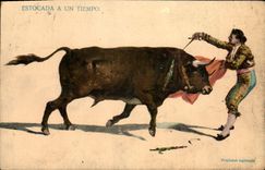 CPA Corrida Course de taureaux Estocada a un tiempo 