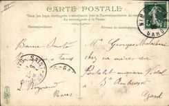 CPA Militaria Infanterie Ecole des tambours 