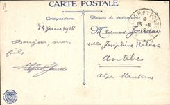 CPA Militaria Notre 75 en action 