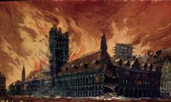 Vintage Postcard Militaria Ypres