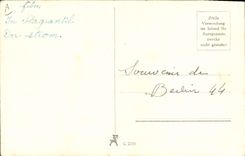 Modern Postcard Cinema Margot Hielscher