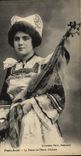 CPA Folklore La reine des fleurs d'ajoncs de Pont Aven