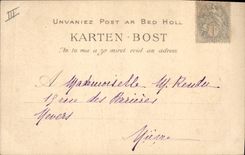 CPA Folklore A la fontaine Jeune fille de Tregune