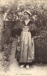 CPA Folklore Costume de Quiberon