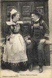CPA Folklore Nouveaux maries de Bannalec Mariage