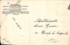 CPA Fantaisie Fleurs Ancre de marine Fer a cheval Trefles 