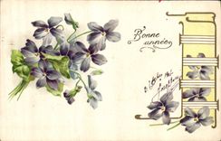 CPA Fantaisie Fleurs 