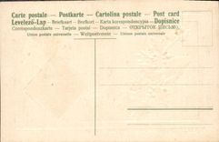 Vintage Postcard Fantasy Flowers Christmas Bird