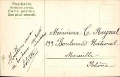 CPA Fantaisie Fleurs Trefle 