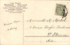 CPA Fantaisie Fleurs Oeufs Paques 