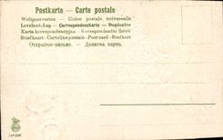 CPA Fantaisie Fleurs Fer a cheval 