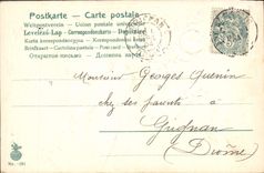 CPA Fantaisie Fleurs Oiseau 